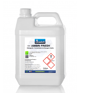 AZ-22 AMBRI FRESH - Detergente Concentrado de Secagem Rápida - 5 Litros
