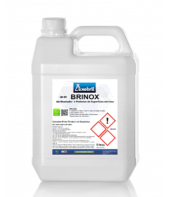 LB-99 BRINOX - Abrilhantador e protetor de superfícies em inox - 5 Litros