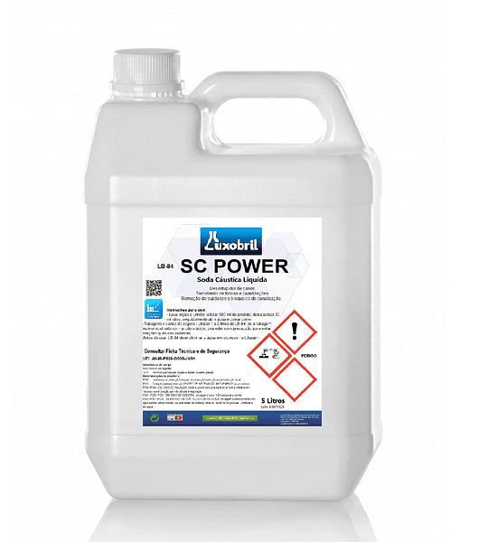 LB-84 SC POWER - Desentupidor Alcalino -  5 Litros