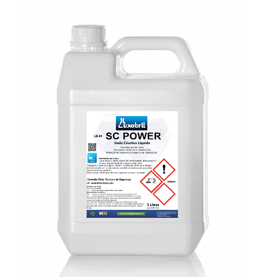 LB-84 SC POWER - Desentupidor Alcalino -  5 Litros