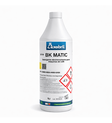 LB-34 BK MATIC - Detergente Desincrustante para máquinas de café - 1 Litro