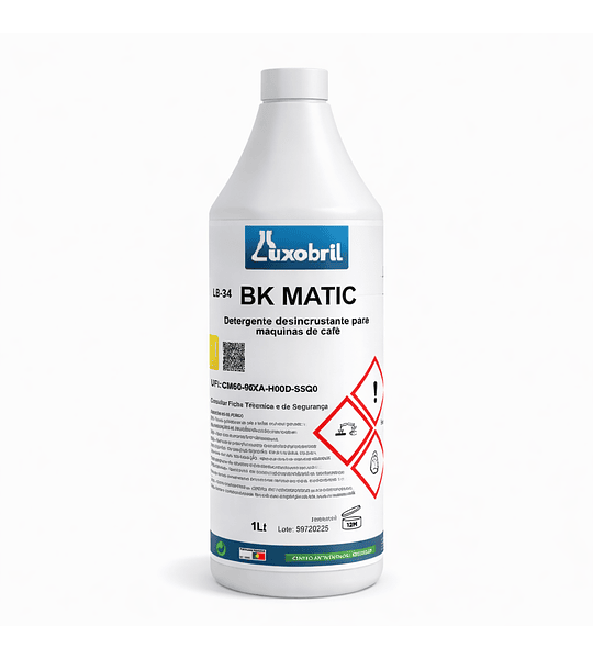 LB-34 BK MATIC - Detergente Desincrustante para máquinas de café - 1 Litro