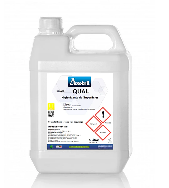 LB-027 QUAL - Higienizante de Superfícies - 5 Litros