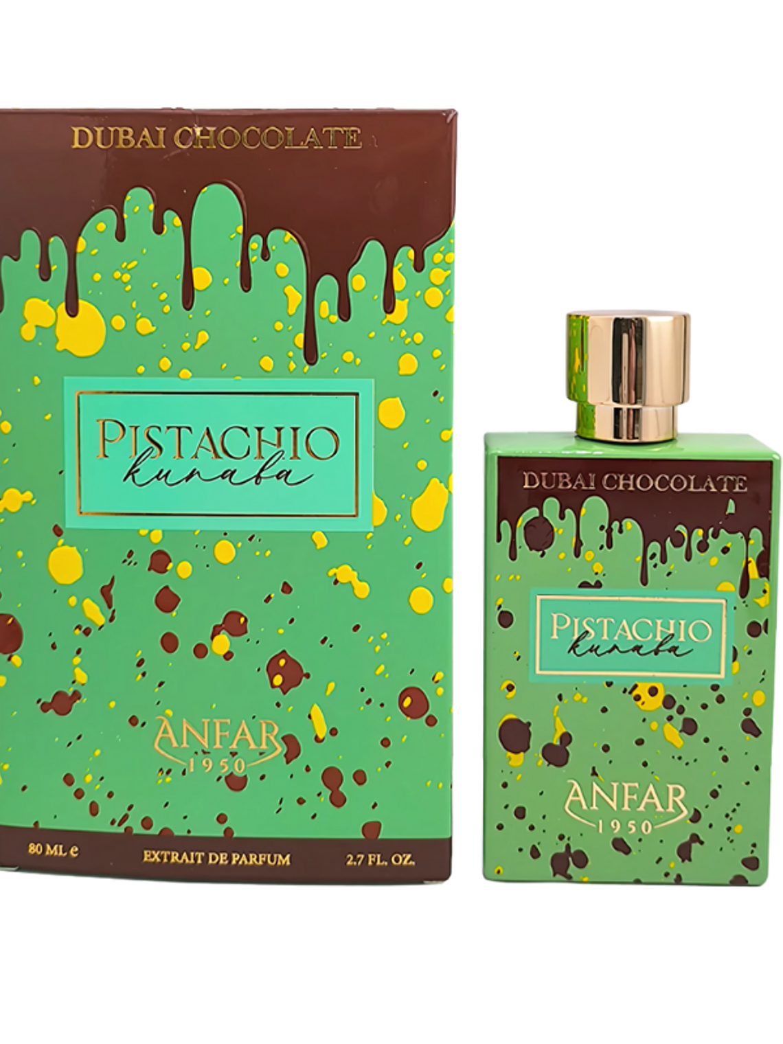 Anfar Pistacho Kunafa Dubai Chocolate Extrait De Parfum 80ml 1