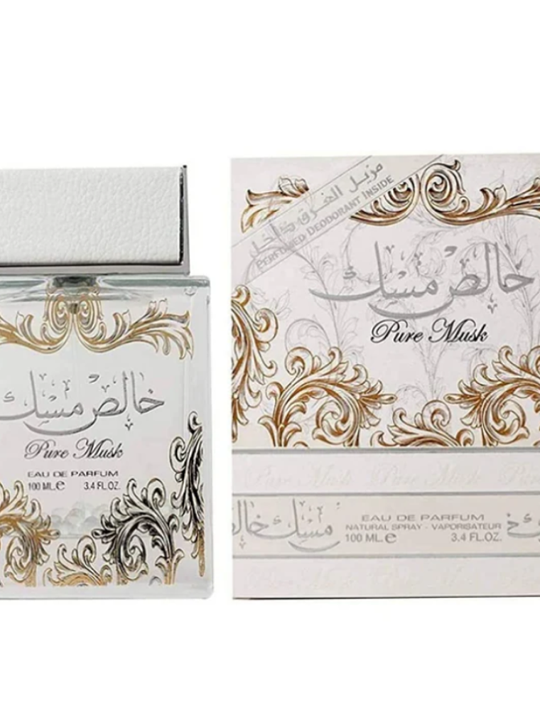 Lattafa Pure Musk Estuche EDP 100 ML + Desodorante 50 ML 1