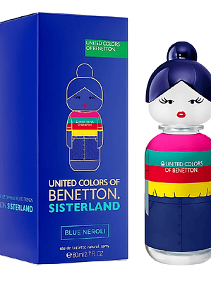Benetton United Colors Sisterland Blue Neroli Edt 80 ml