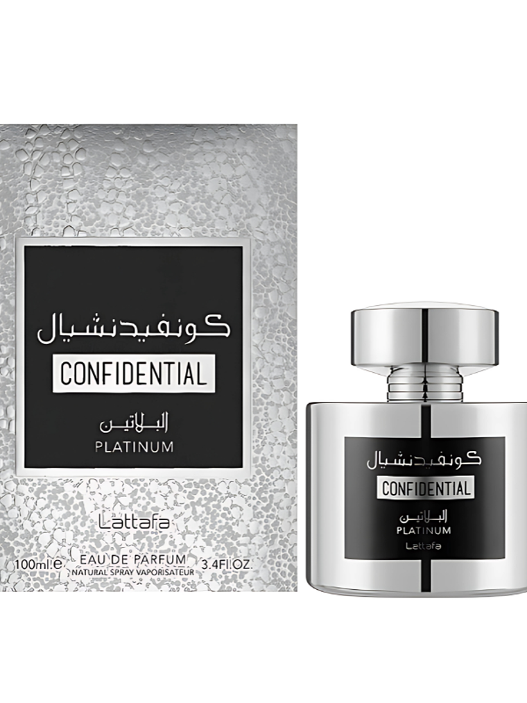 Lattafa Confidential Platinum Edp 100Ml Lattafa 1