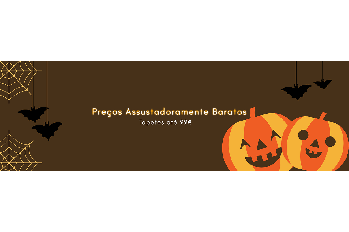 Halloween: Tapetes até 99€