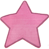 Tapete Infantil Estrela Rosa