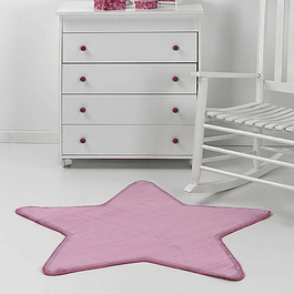 Tapete Infantil Estrela Rosa