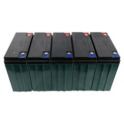 Pack de baterias chumbo  (5un.) 60V, (12v/20ah)
