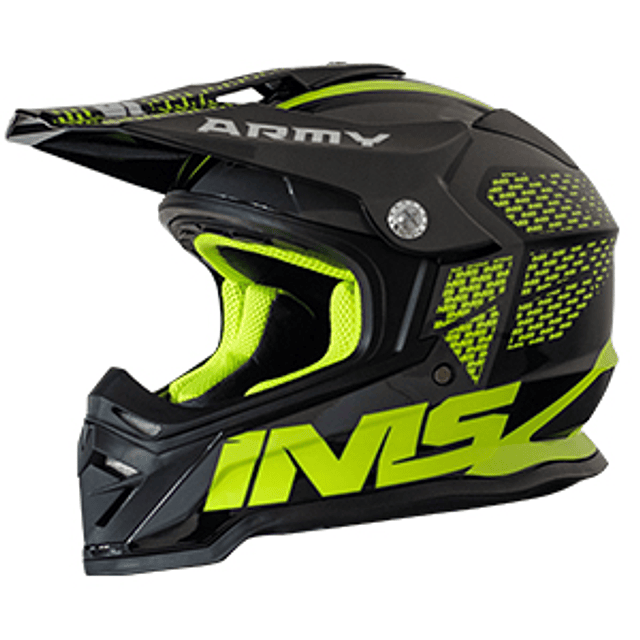 CAPACETE IMS ARMY prt fluo
