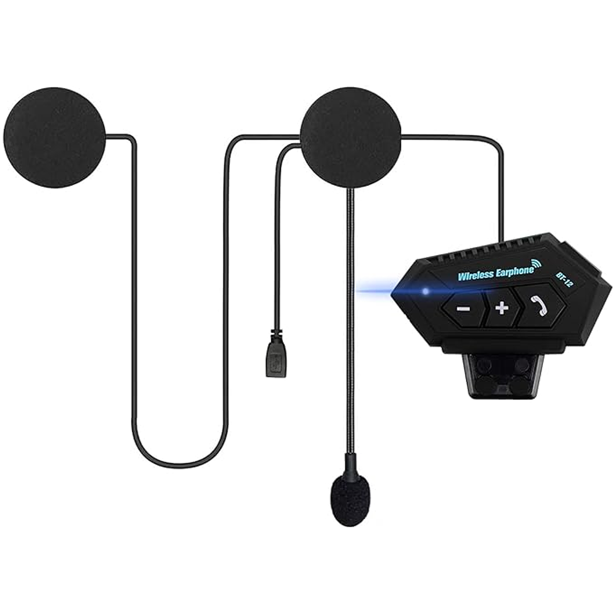 Intercomunicadores Auriculares Moto Bluetooth, capacete com