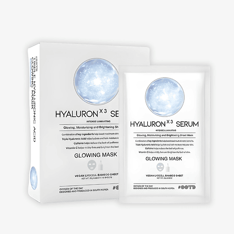 Mascarilla Luminosa con Triple Sérum de Ácido Hialurónico 25g