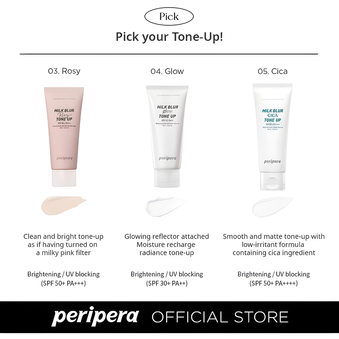 Crema Corregir El Tono Milk Blur Tone Up FPS30+ 60ml 3