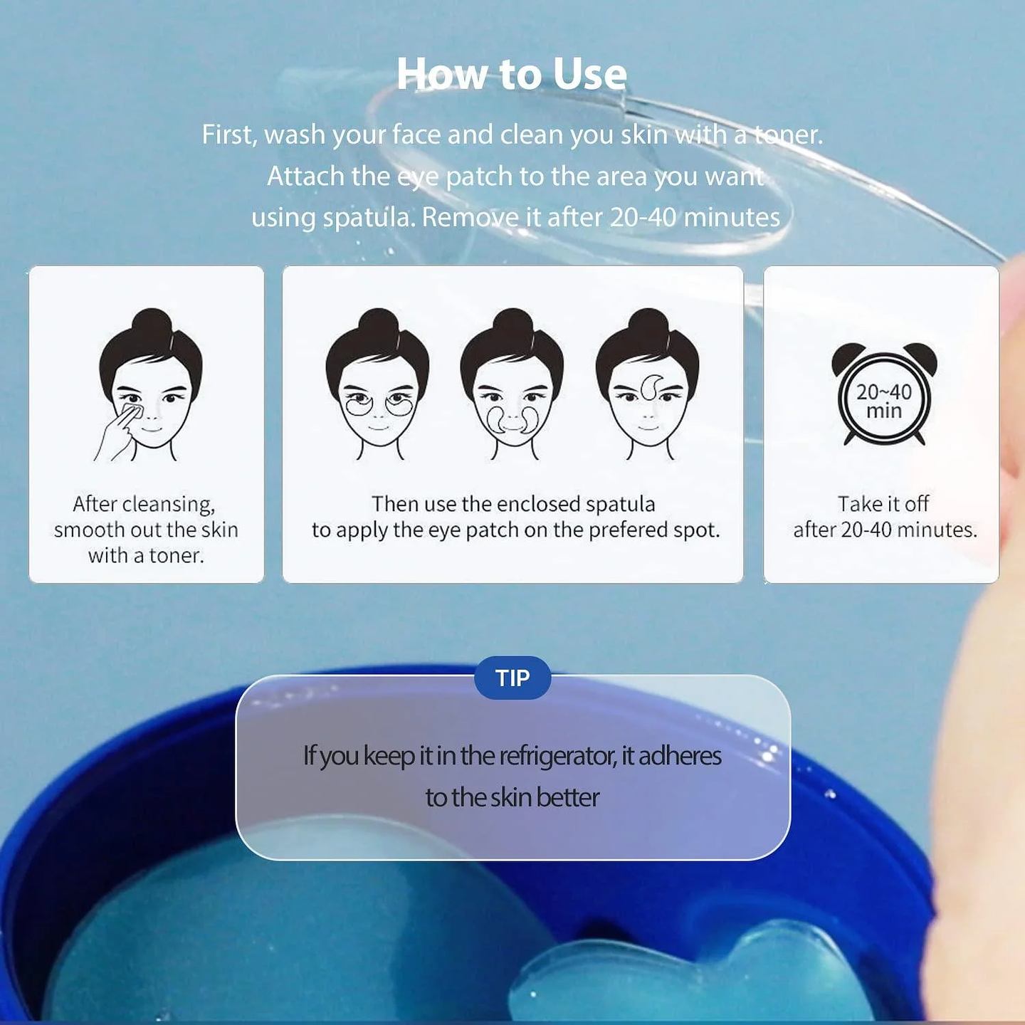 Parches Hidratantes para Ojos Bird’s Nest  4