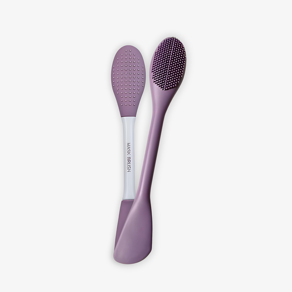 Cepillo de Silicona Facial con Espátula Aplica Cremas 1