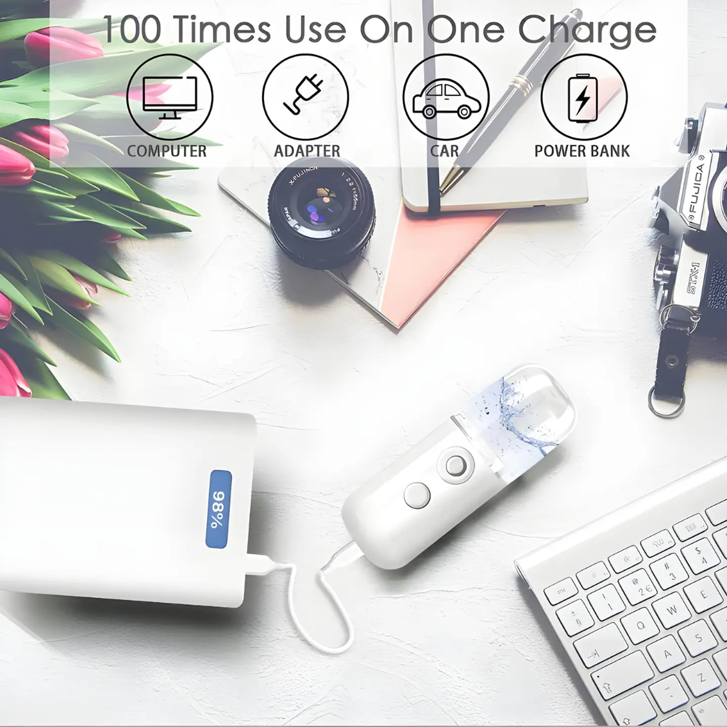 Mini Vaporizador Facial Portátil 10