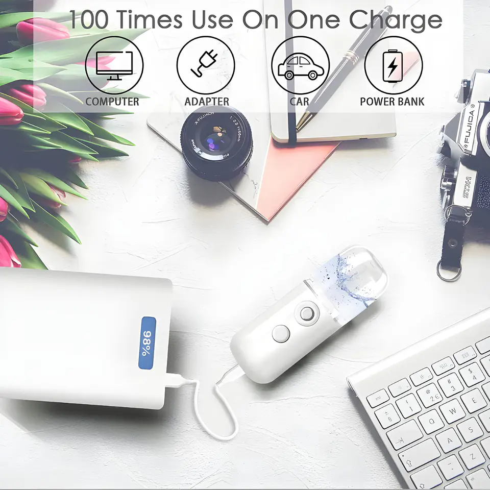 Mini Vaporizador Facial Portátil 10