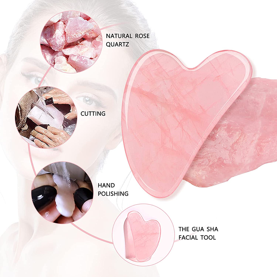 Cuarzo Rosa Facial Gua Sha 4