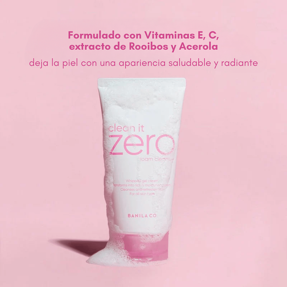 Limpiador en Espuma Clean it Zero Foam Cleanser Banila Co 3