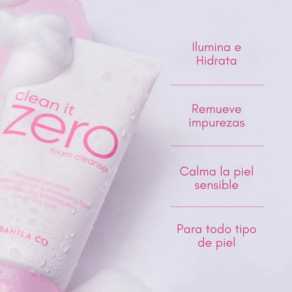 Limpiador en Espuma Clean it Zero Foam Cleanser Banila Co 2