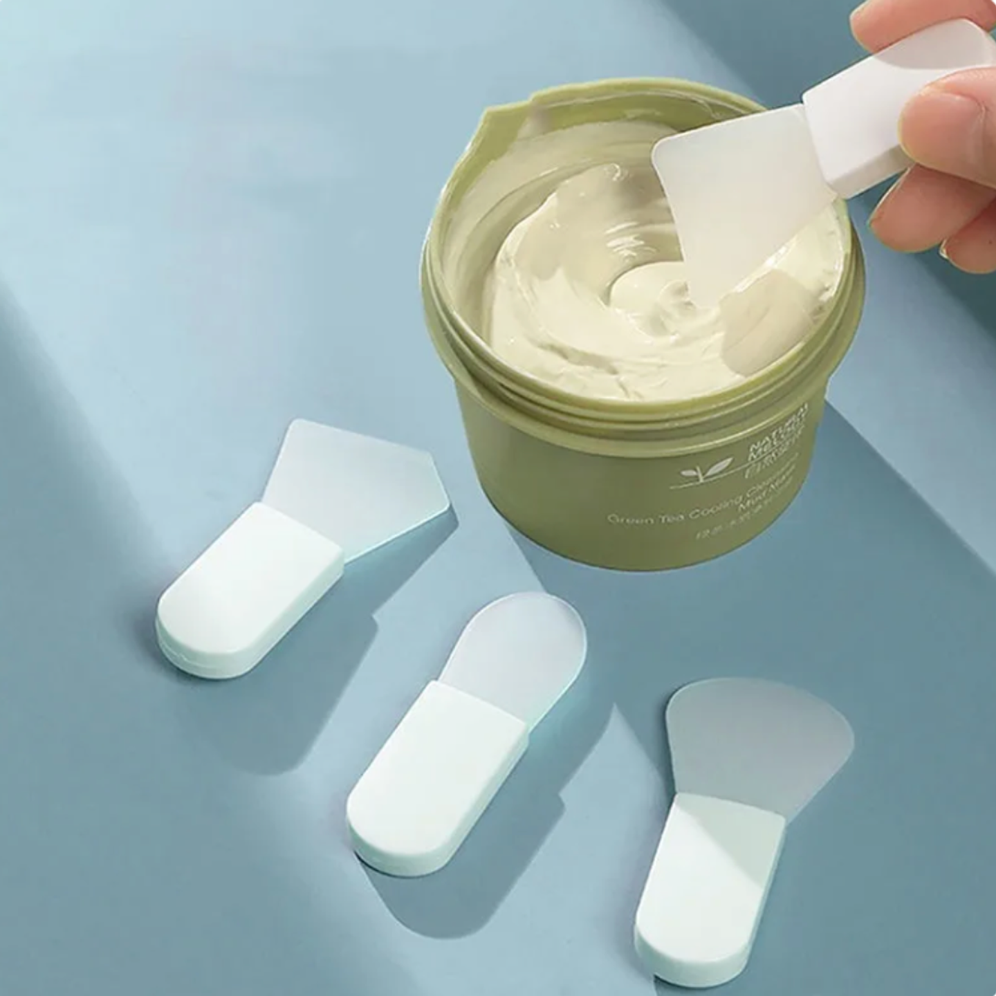 Espátulas x3 Silicona Aplicador Cremas 2