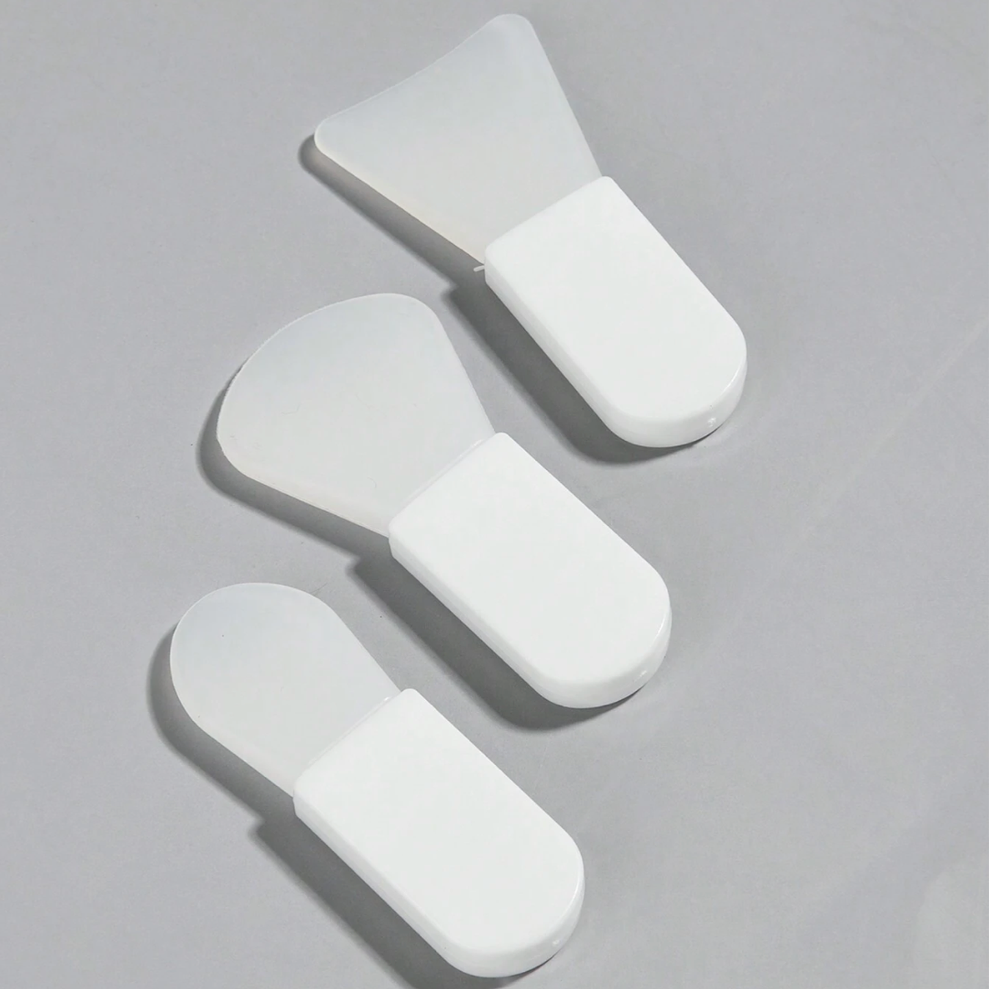 Espátulas x3 Silicona Aplicador Cremas 3