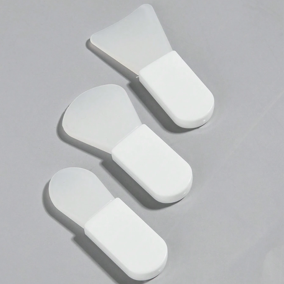 Espátulas x3 Silicona Aplicador Cremas 3