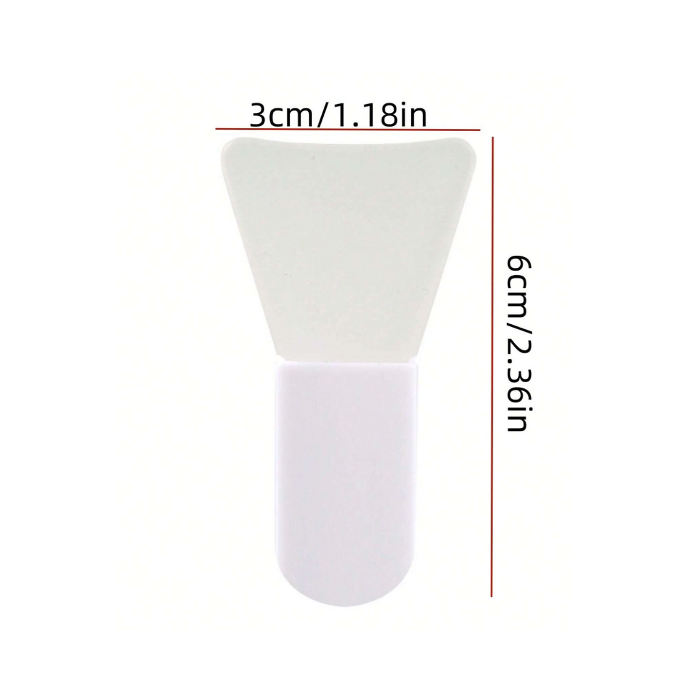 Espátulas x3 Silicona Aplicador Cremas 4