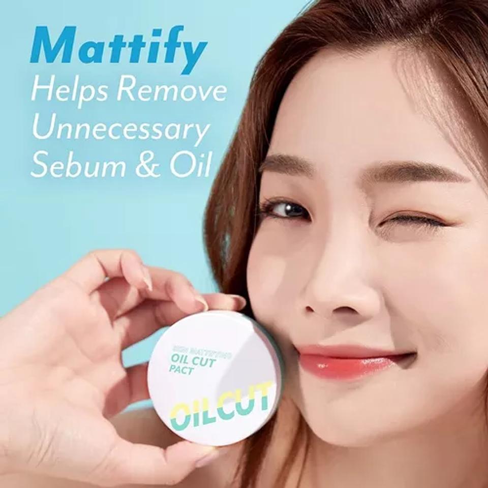 I'm Oil Cut Pact 001 Skin Mattifying 2