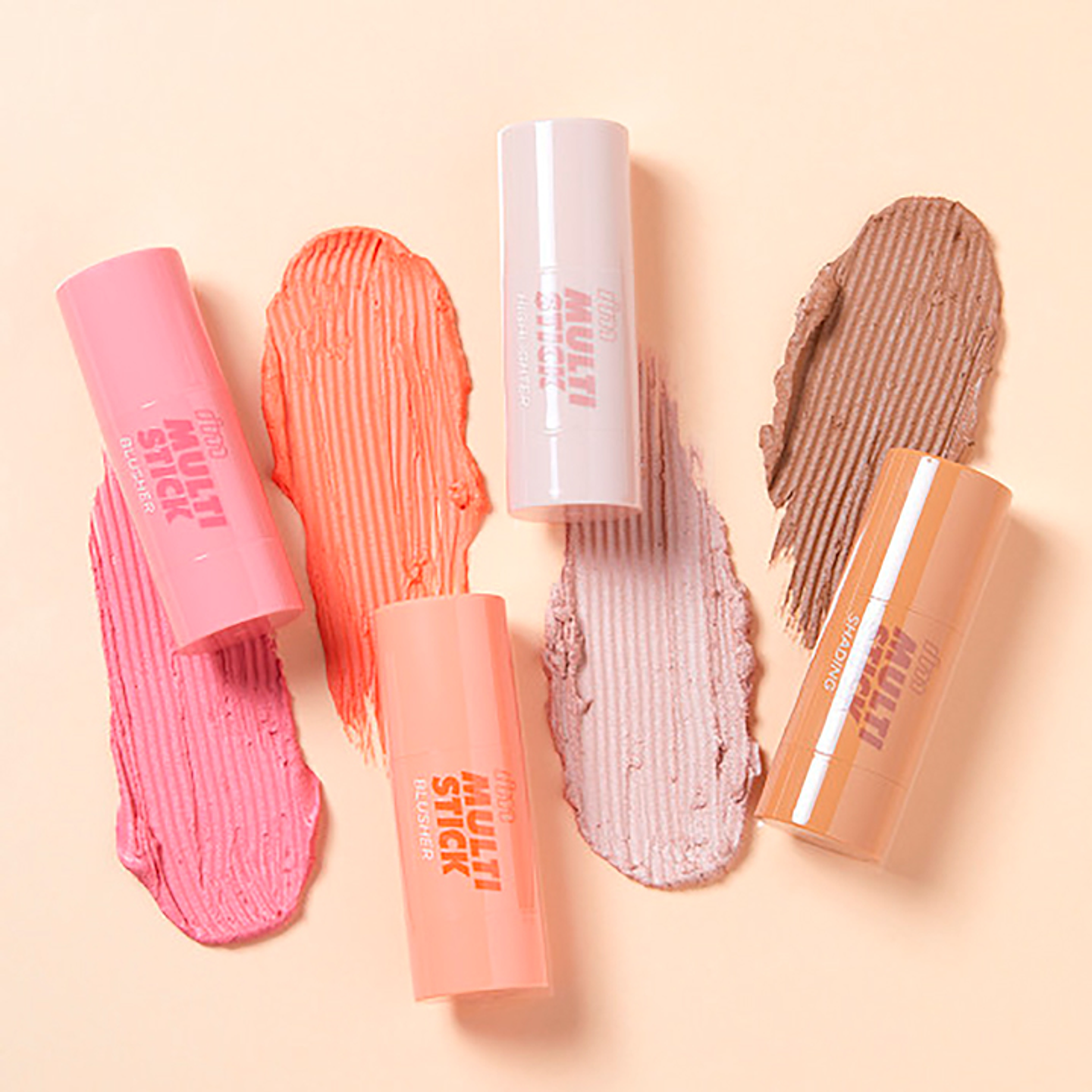 Rubor en Barra Multi Stick Blusher 004 Mellow Pink 7g 4