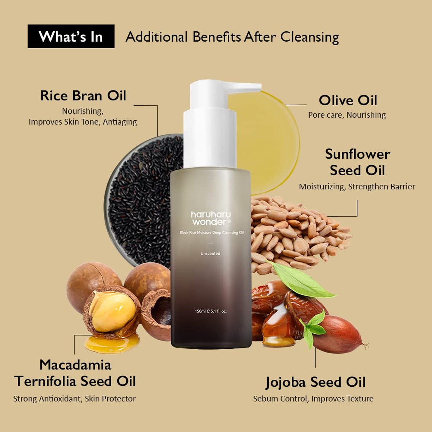Black Rice Moisture Deep Cleansing Oil 150ml 3