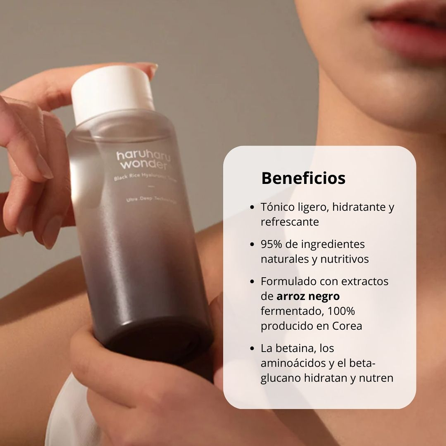 Tónico Black Rice Hyaluronic Toner 150ml 3