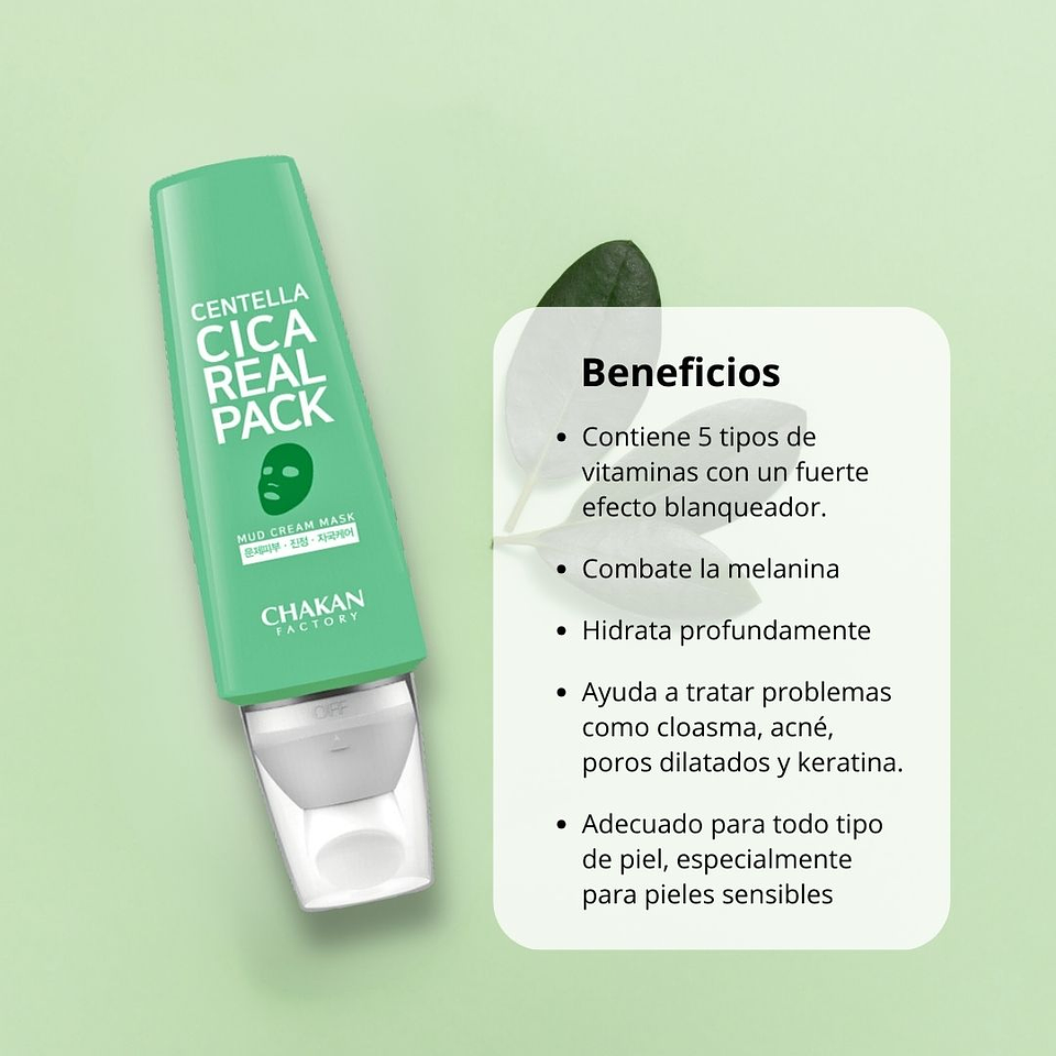 Mascarilla Centella Cica Real Pack 100ml 2