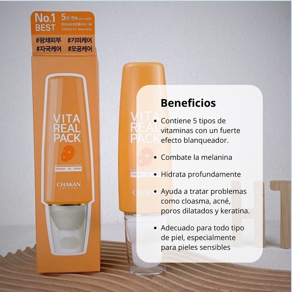 Mascarilla Centella Vita Real Pack 100ml 2