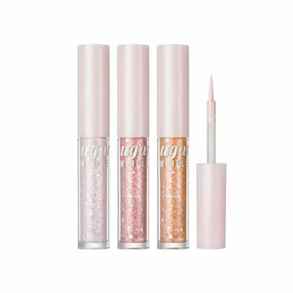 Delineador Sugar Twinkle Liquid Glitter 03 Beaming Sunny Light 3