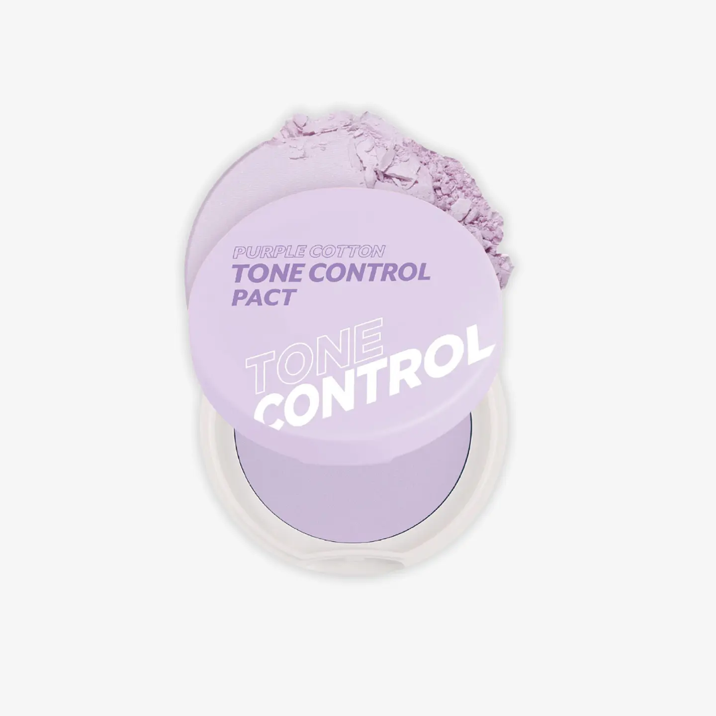 Purple Cotton Tone Control Pact 9.5g 1