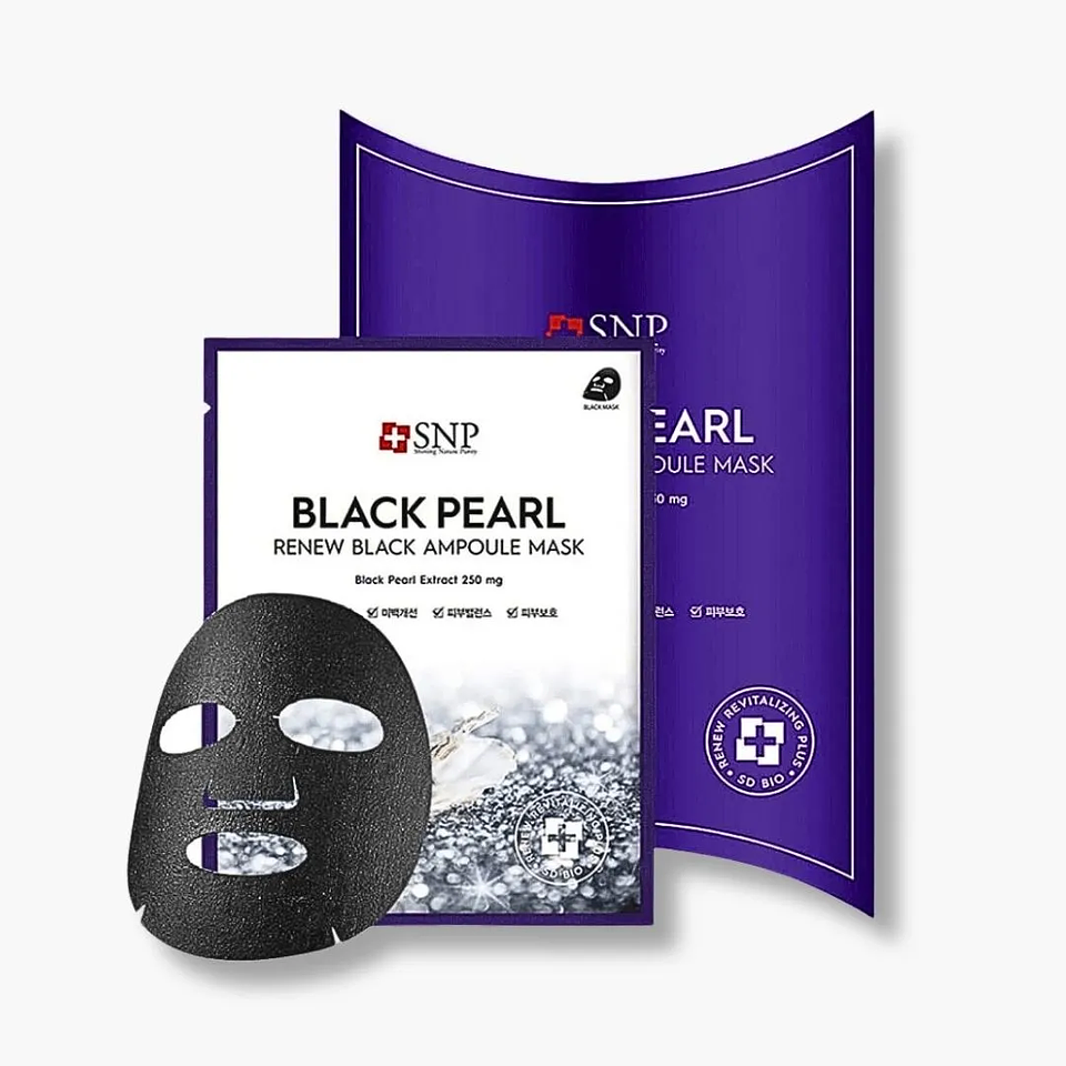 Mascarilla Facial Black Pearl Renew Ampoule Mask  1