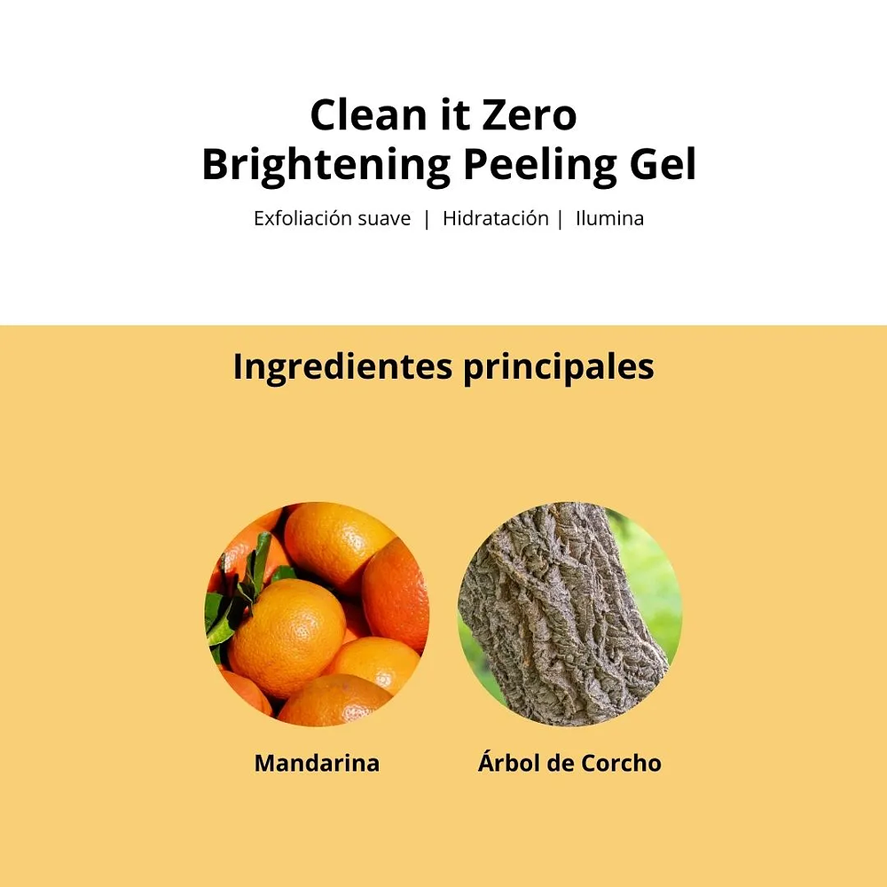 Exfoliante Clean it Zero Brightening Peeling Gel 120g