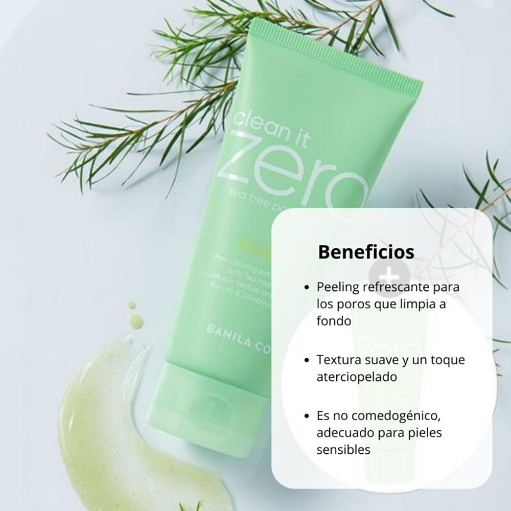 Exfoliante Clean it Zero Tea tree Pore Peeling Gel 120g