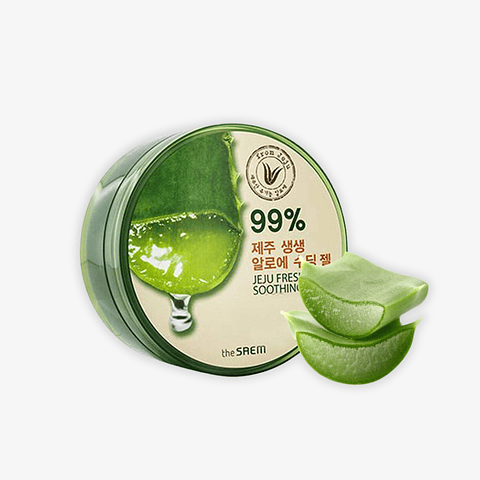 Gel Calmante Jeju Fresh Aloe Soothing Gel 99% 300ml