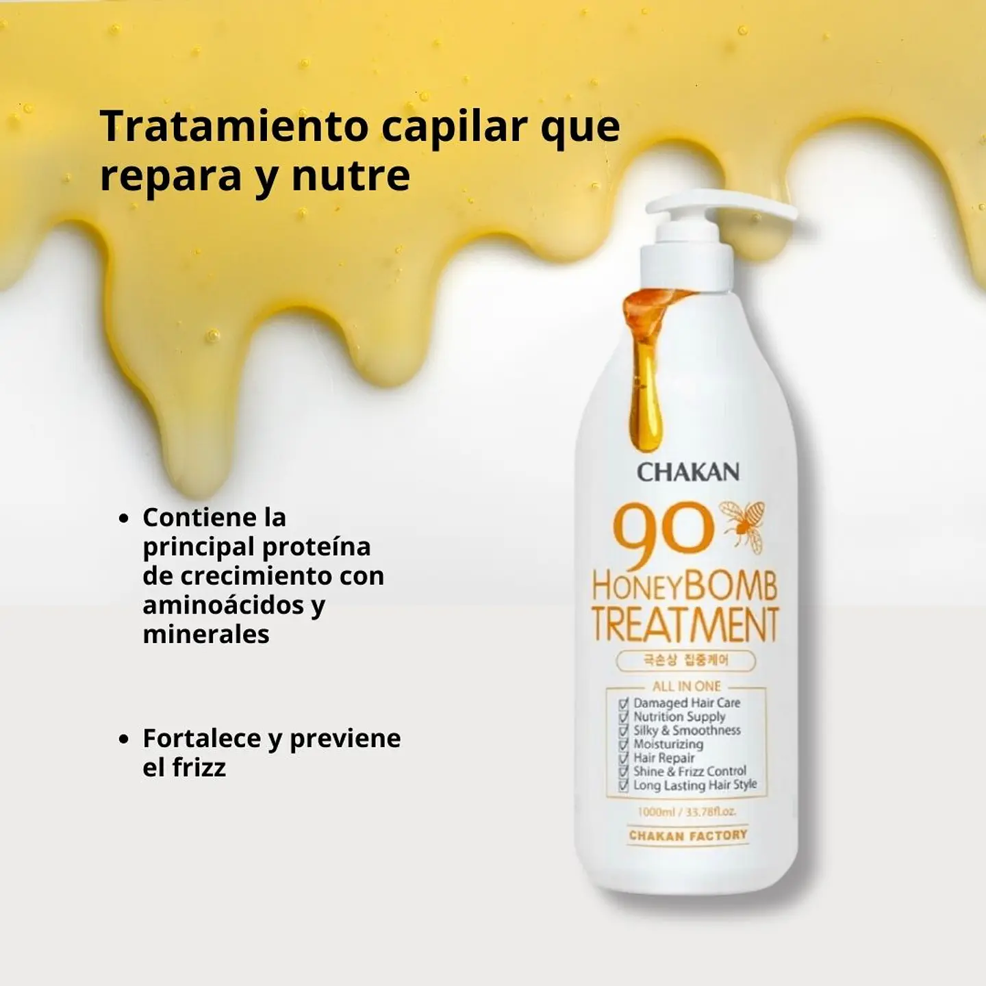 Tratamiento Honey Bomb 90% Treatment 1 Litro 6