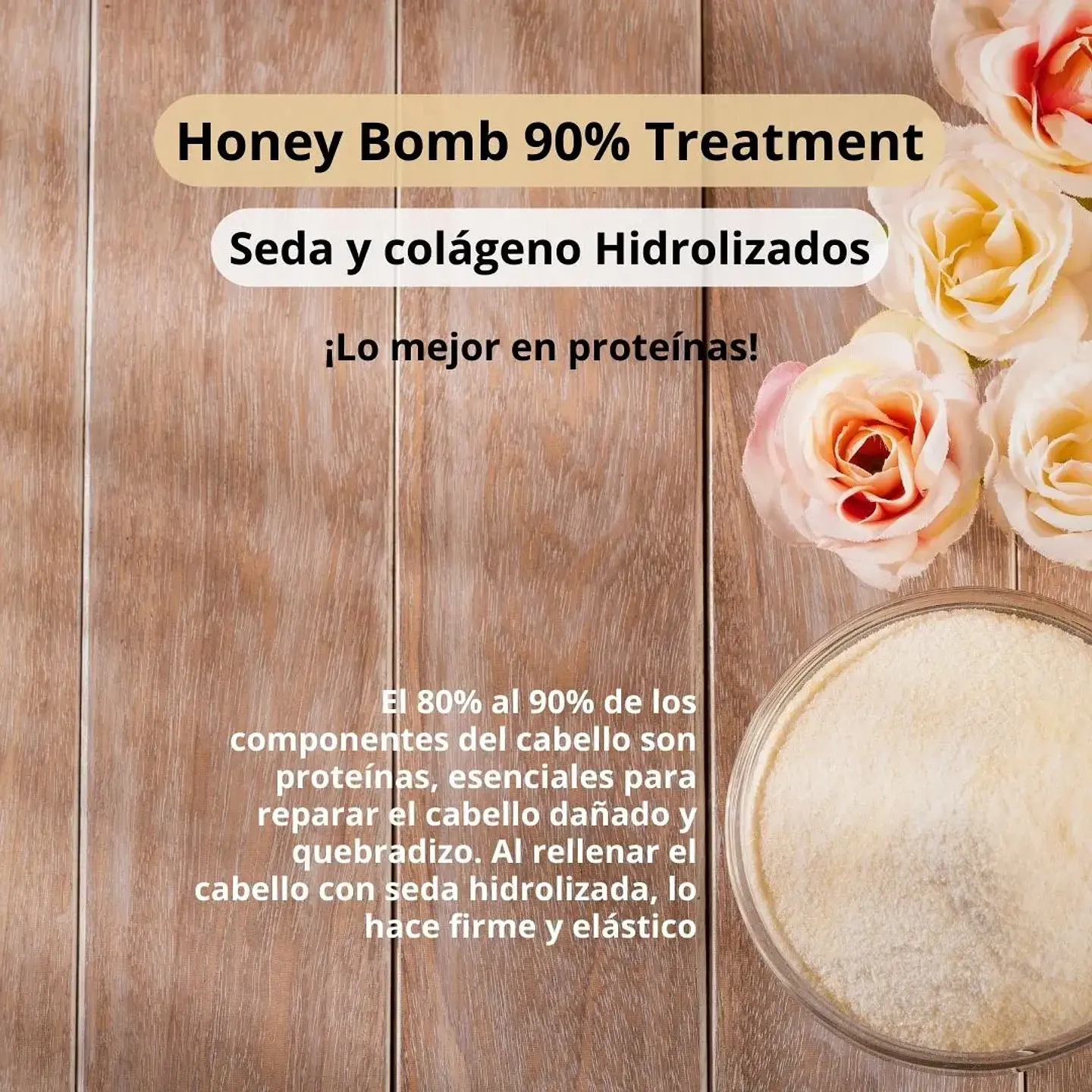 Tratamiento Honey Bomb 90% Treatment 1 Litro 10