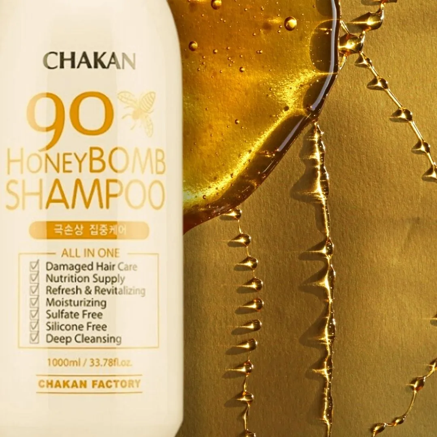 Shampoo Honey Bomb 90% Treatment 1 Litro 3