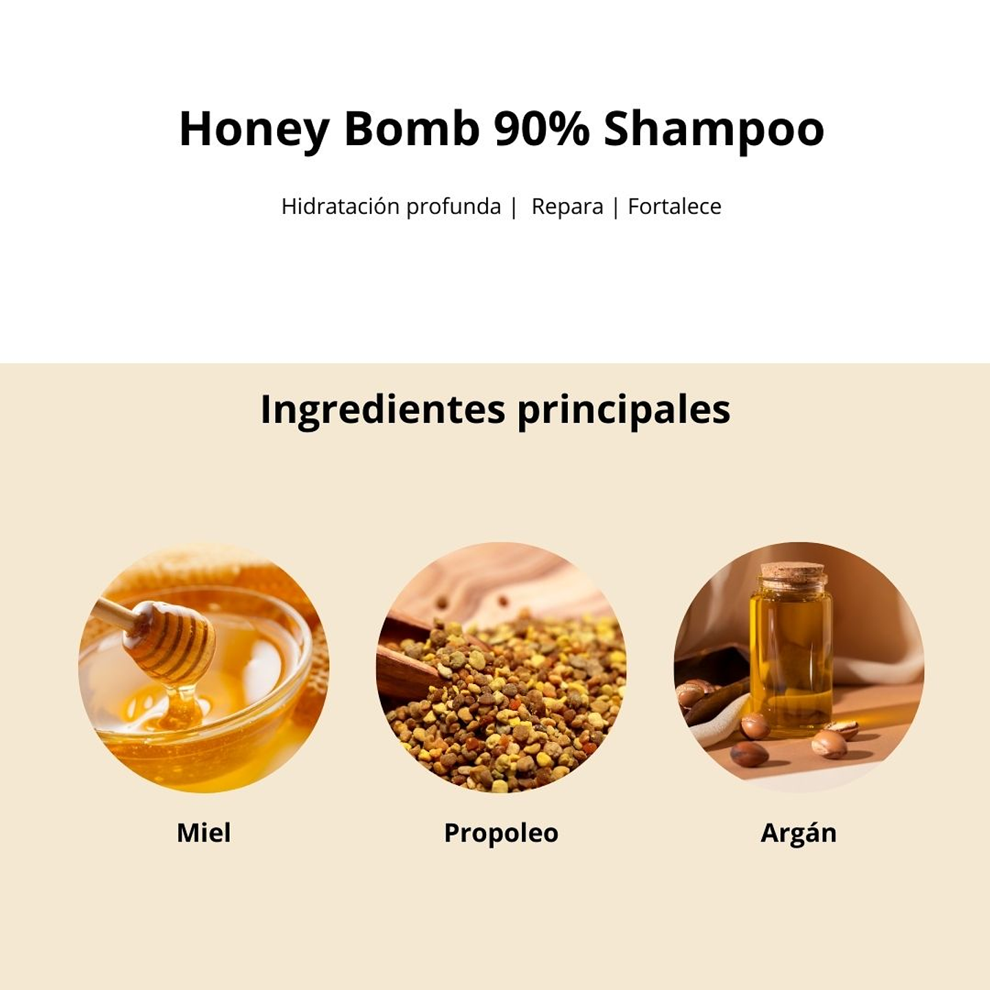 Shampoo Honey Bomb 90% Treatment 1 Litro 4