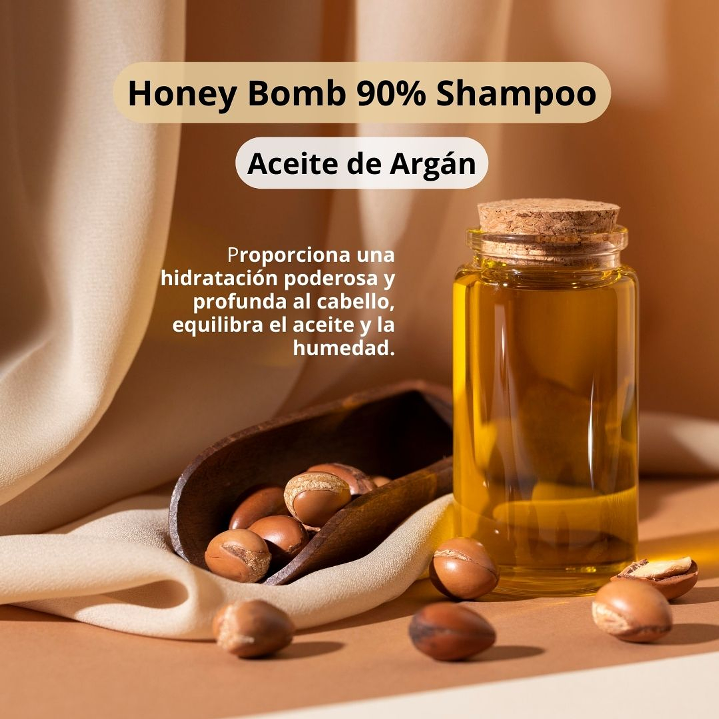 Shampoo Honey Bomb 90% Treatment 1 Litro 9