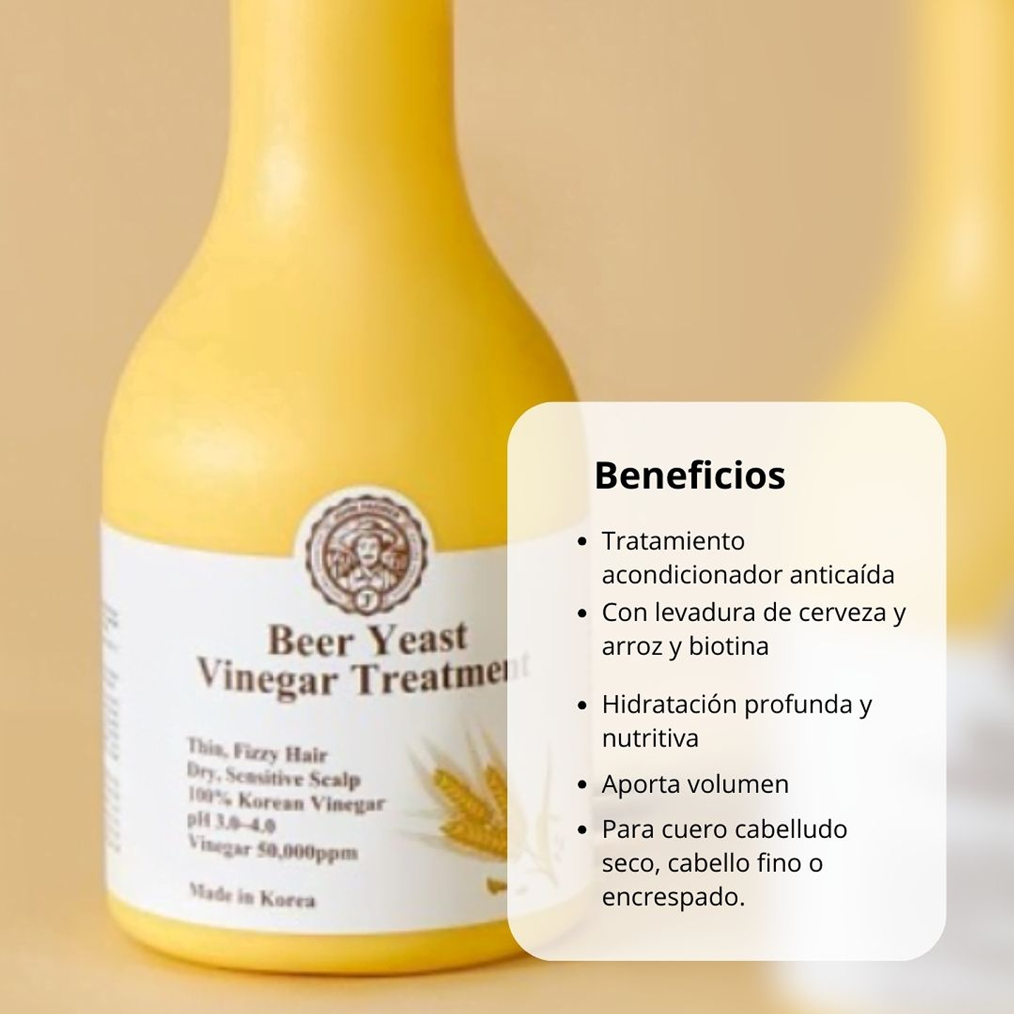 Tratamiento Beer Yeast Vinegar 440ml 2