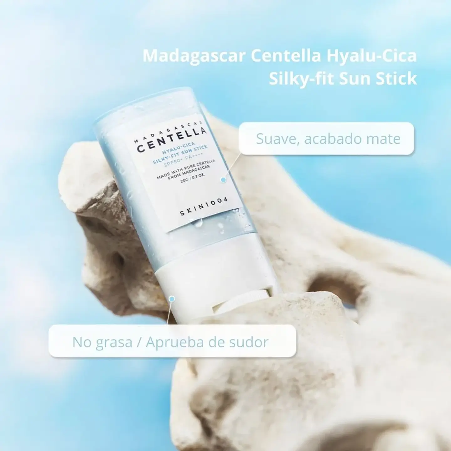 Protector Solar en Barra Madagascar Centella Hyalu-Cica Silky-fit Sun Stick 20g 5