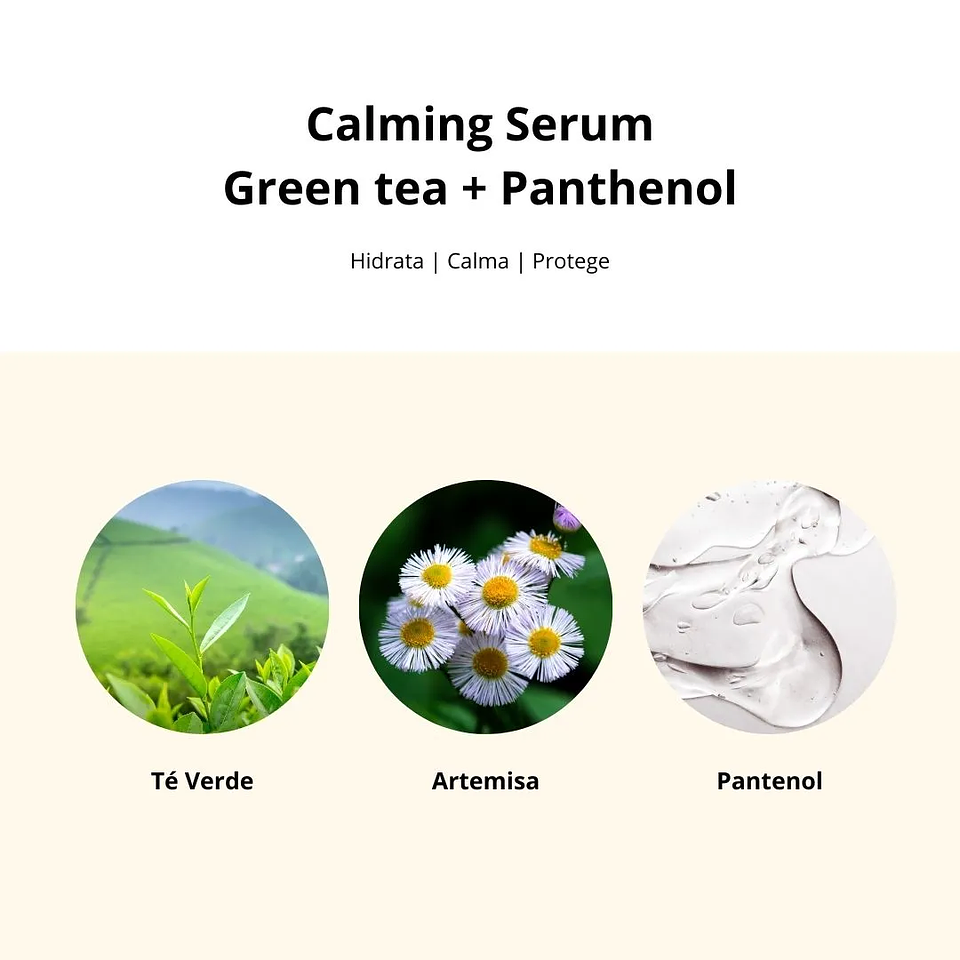 Serum Calming Green Tea + Panthenol 30ml 7